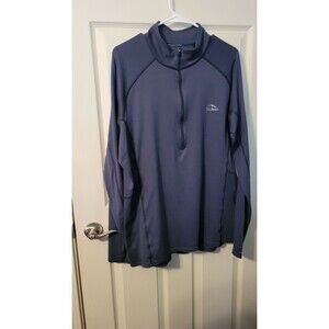 L.L. Bean Men's Performance 1/4 Zip Pullover Shirt XL Tall